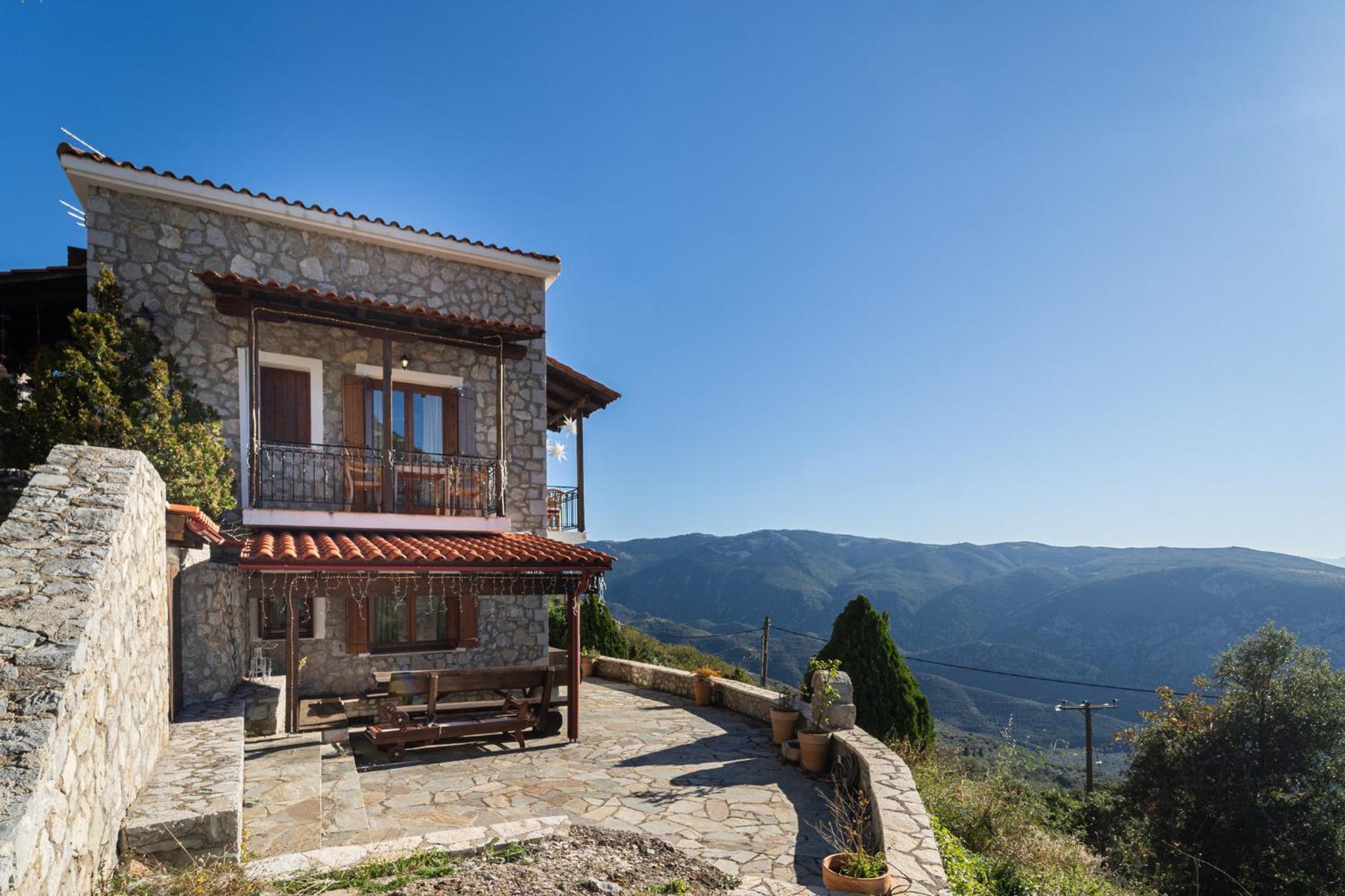Rock Dandy Deluxe Chalet In Arachova - Delphi, Sauna, Prv Parking, Amazing View Екстериор снимка