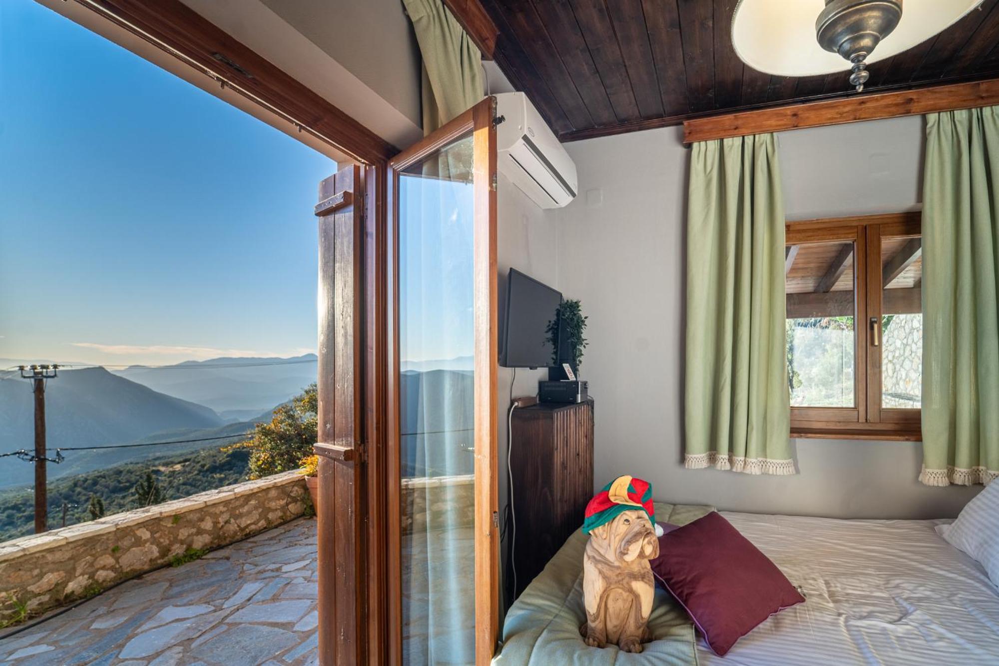Rock Dandy Deluxe Chalet In Arachova - Delphi, Sauna, Prv Parking, Amazing View Екстериор снимка