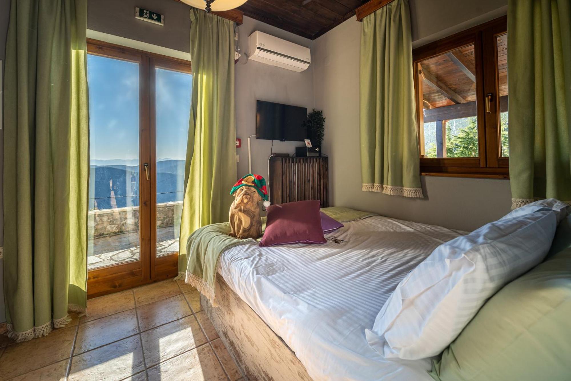 Rock Dandy Deluxe Chalet In Arachova - Delphi, Sauna, Prv Parking, Amazing View Екстериор снимка