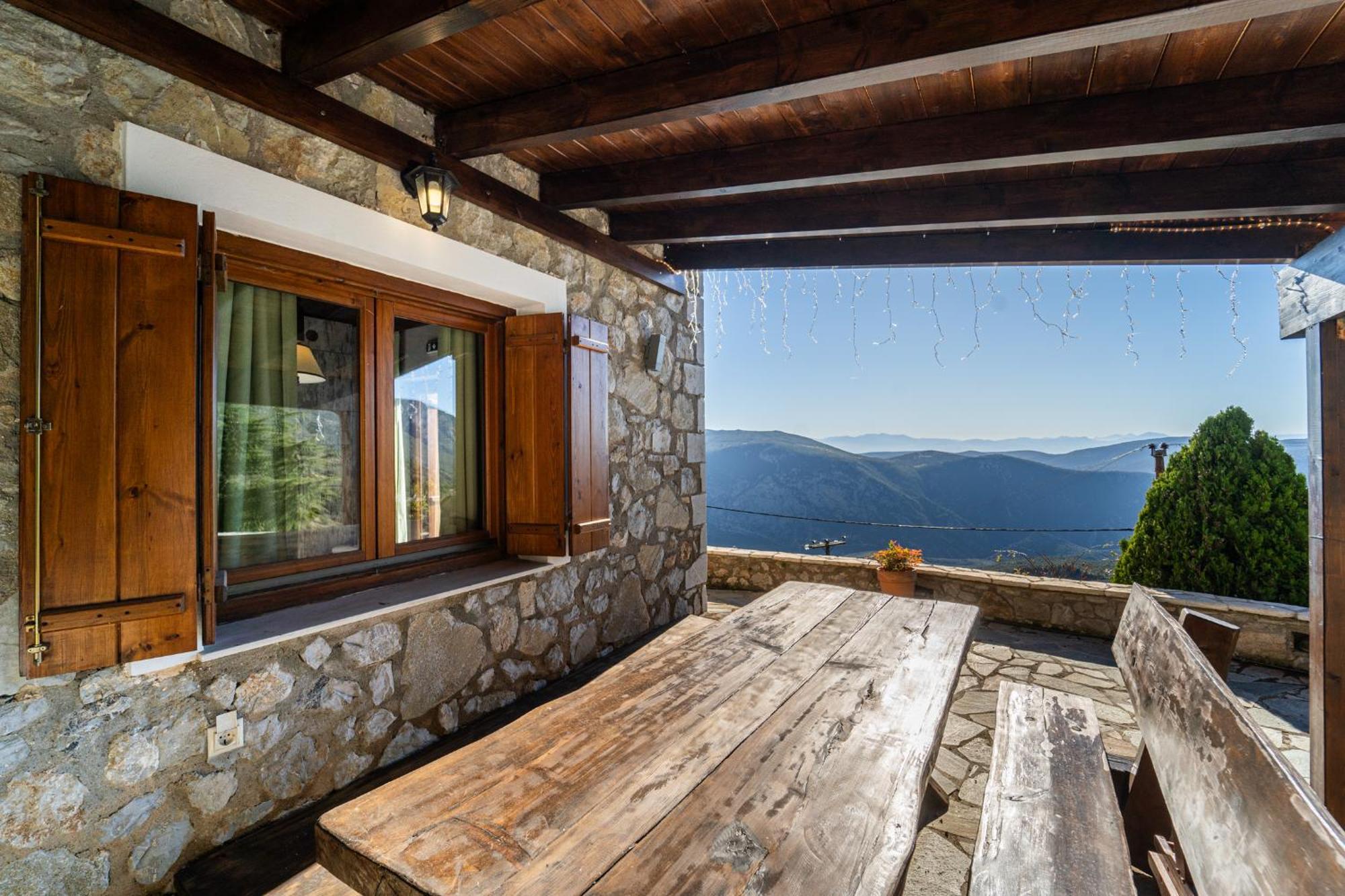 Rock Dandy Deluxe Chalet In Arachova - Delphi, Sauna, Prv Parking, Amazing View Екстериор снимка