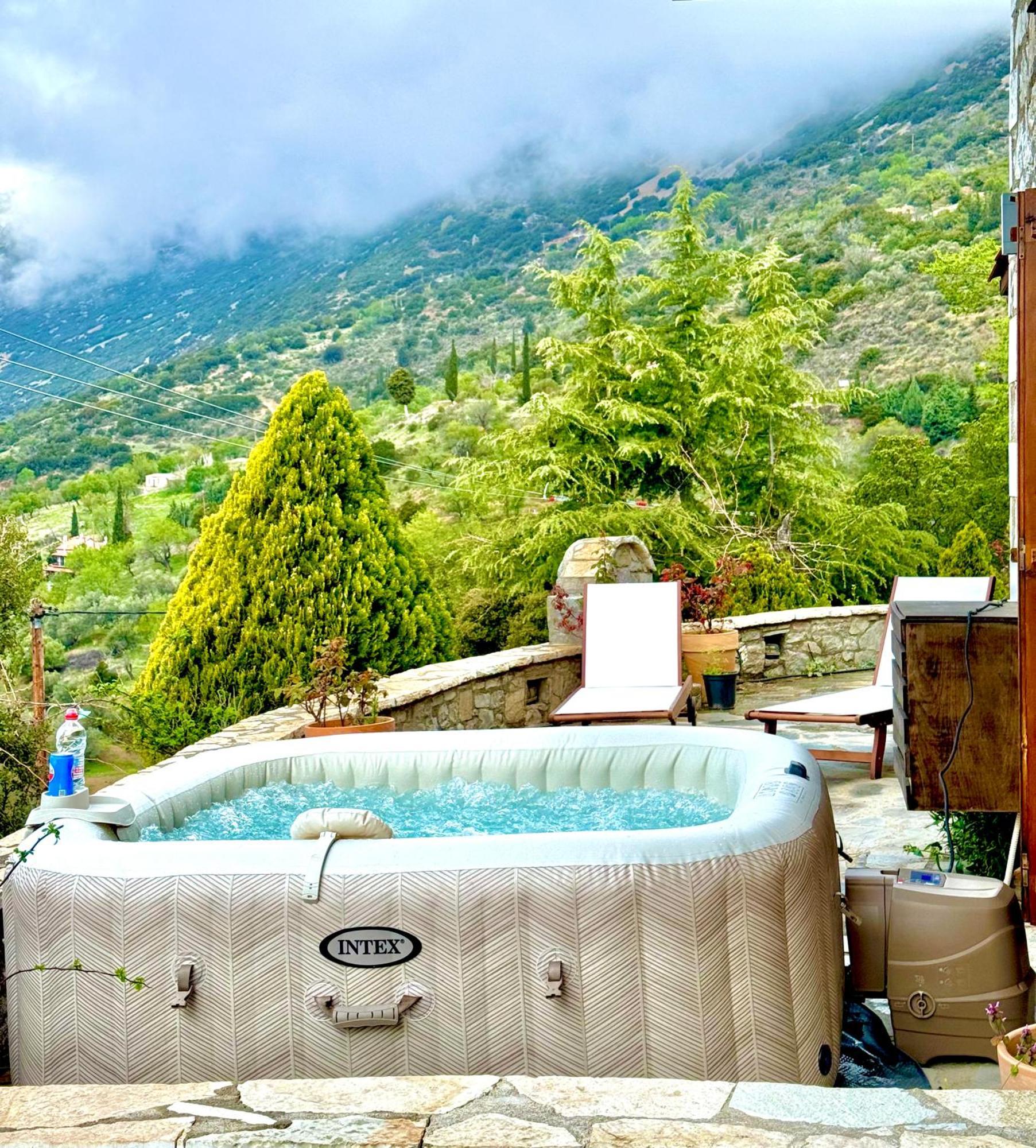 Rock Dandy Deluxe Chalet In Arachova - Delphi, Sauna, Prv Parking, Amazing View Екстериор снимка